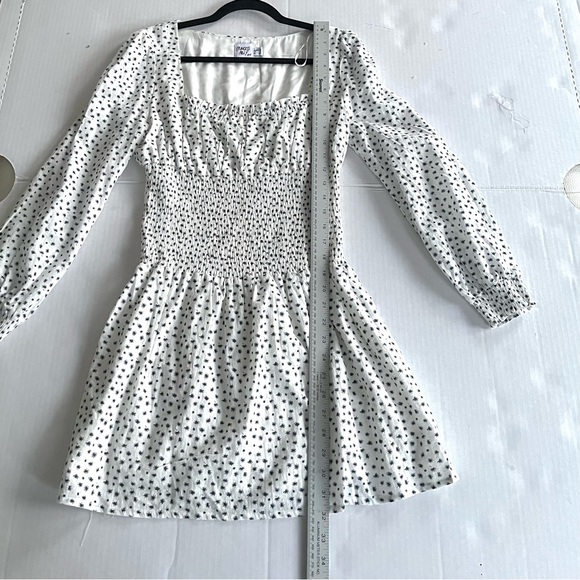 Princess Polly white navy blue floral dress - Picture 8 of 10